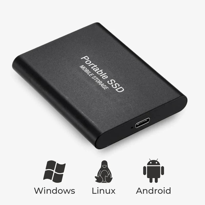 External Ssd Portable Storage with Fast Data Transfer and Slim Aluminum Design - Image 8