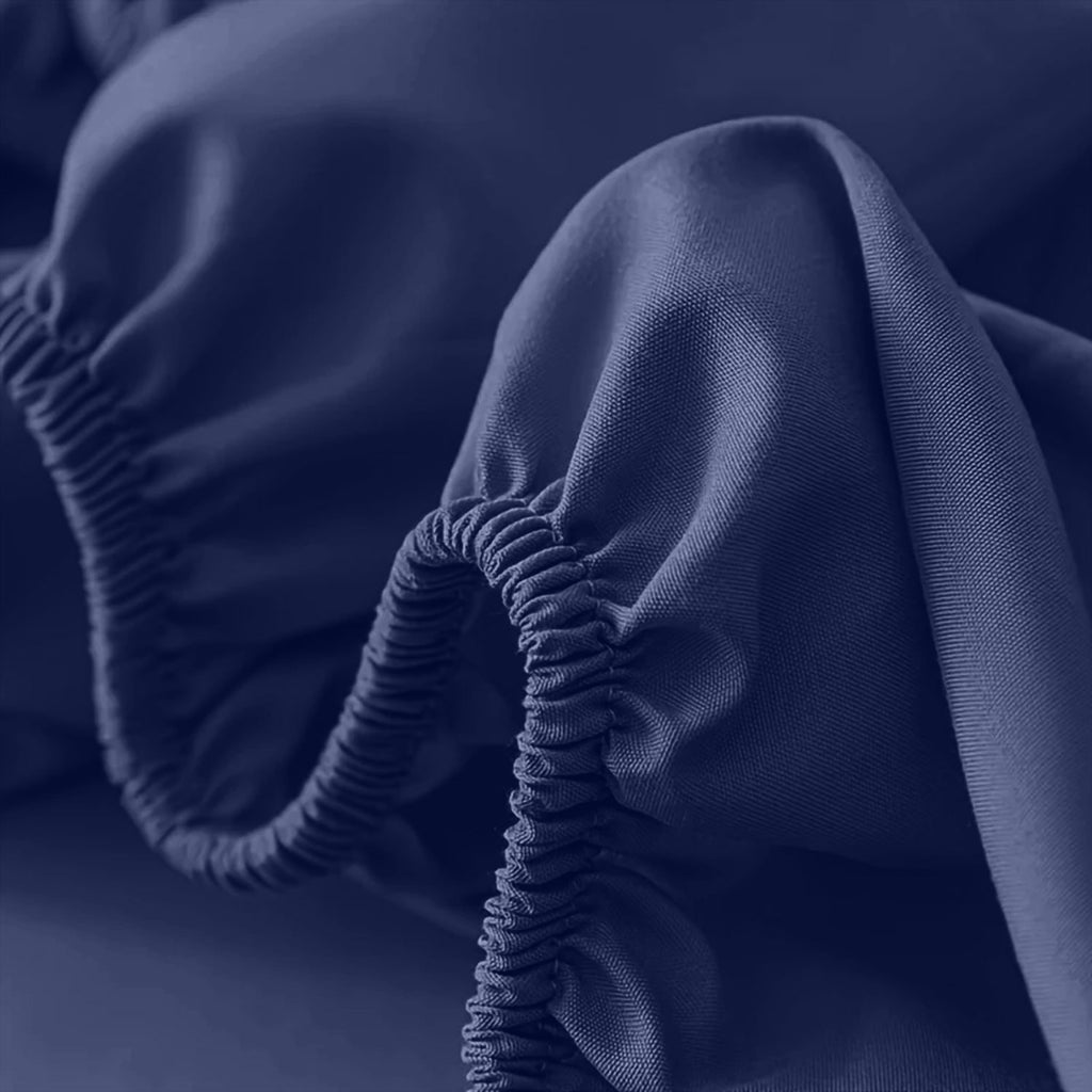 Extra Deep Fitted Bed Sheet with Wrinkle-Resistant Smooth Matte Fabric and Elasticated Corners - Image 10