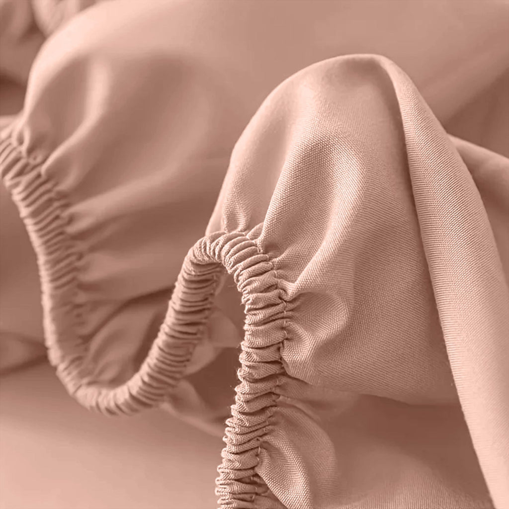 Extra Deep Fitted Bed Sheet with Wrinkle-Resistant Smooth Matte Fabric and Elasticated Corners - Image 16