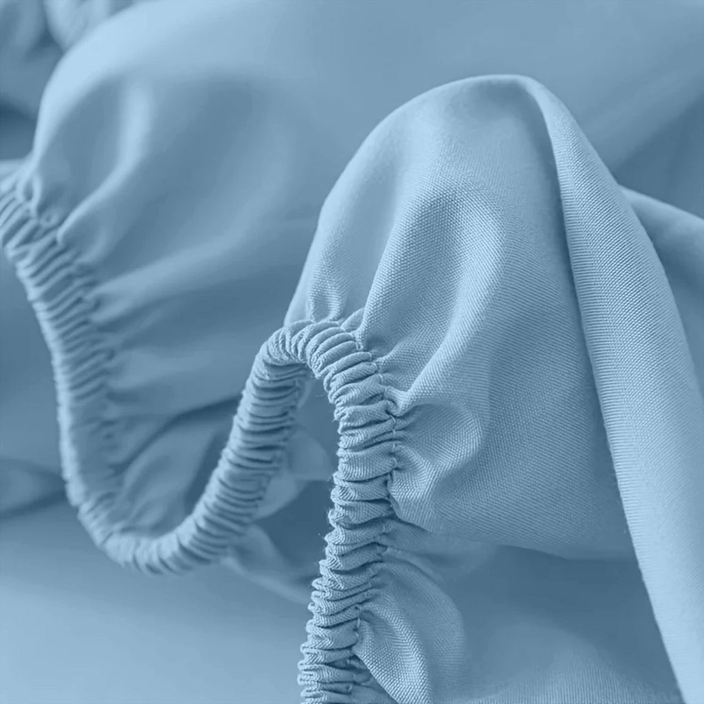 Extra Deep Fitted Bed Sheet with Wrinkle-Resistant Smooth Matte Fabric and Elasticated Corners - Image 20
