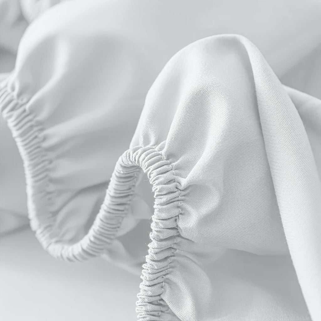 Extra Deep Fitted Bed Sheet with Wrinkle-Resistant Smooth Matte Fabric and Elasticated Corners - Image 28