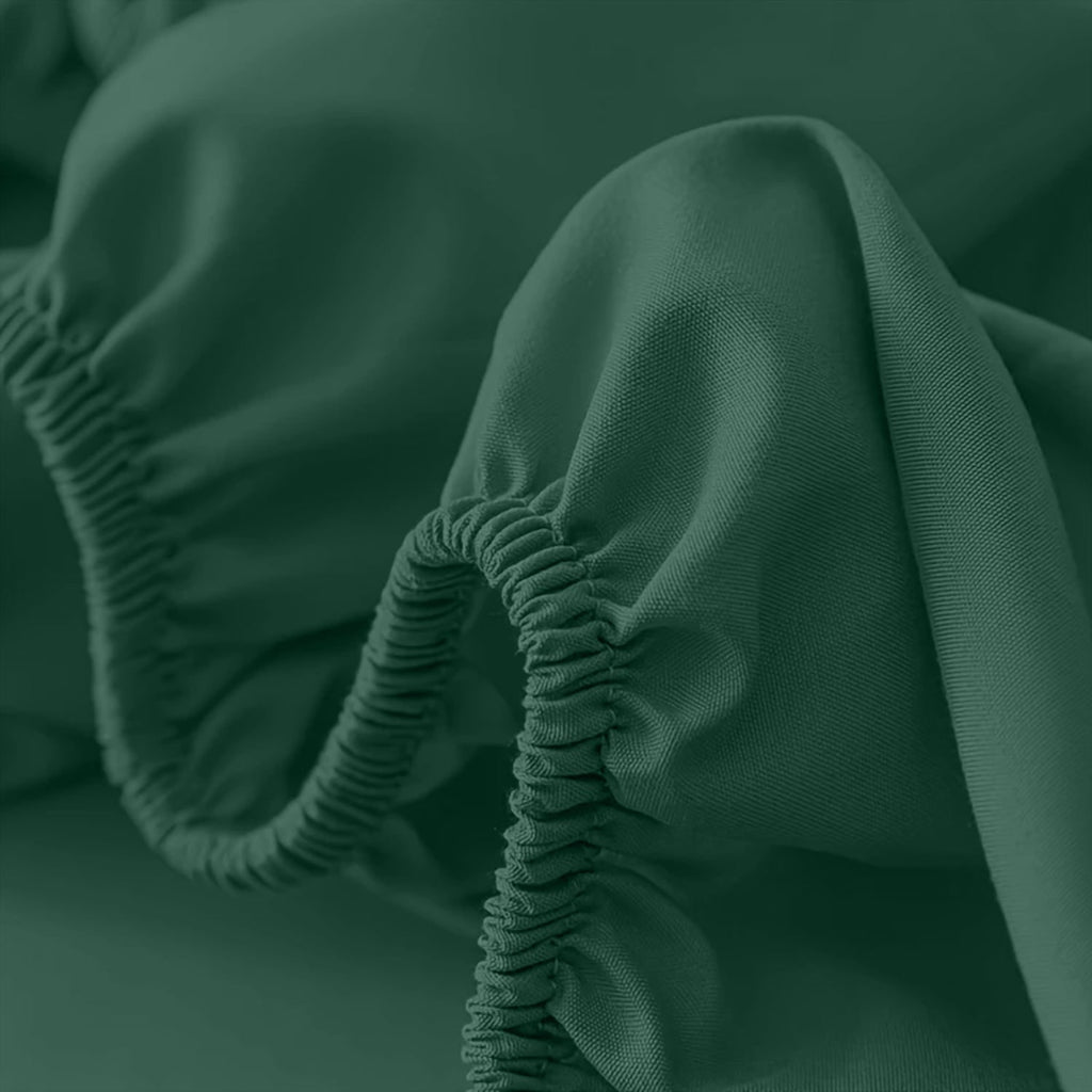 Extra Deep Fitted Bed Sheet with Wrinkle-Resistant Smooth Matte Fabric and Elasticated Corners - Image 32