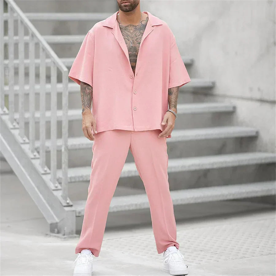 Federico | Completo Uomo Camicia Pantaloni Estivo