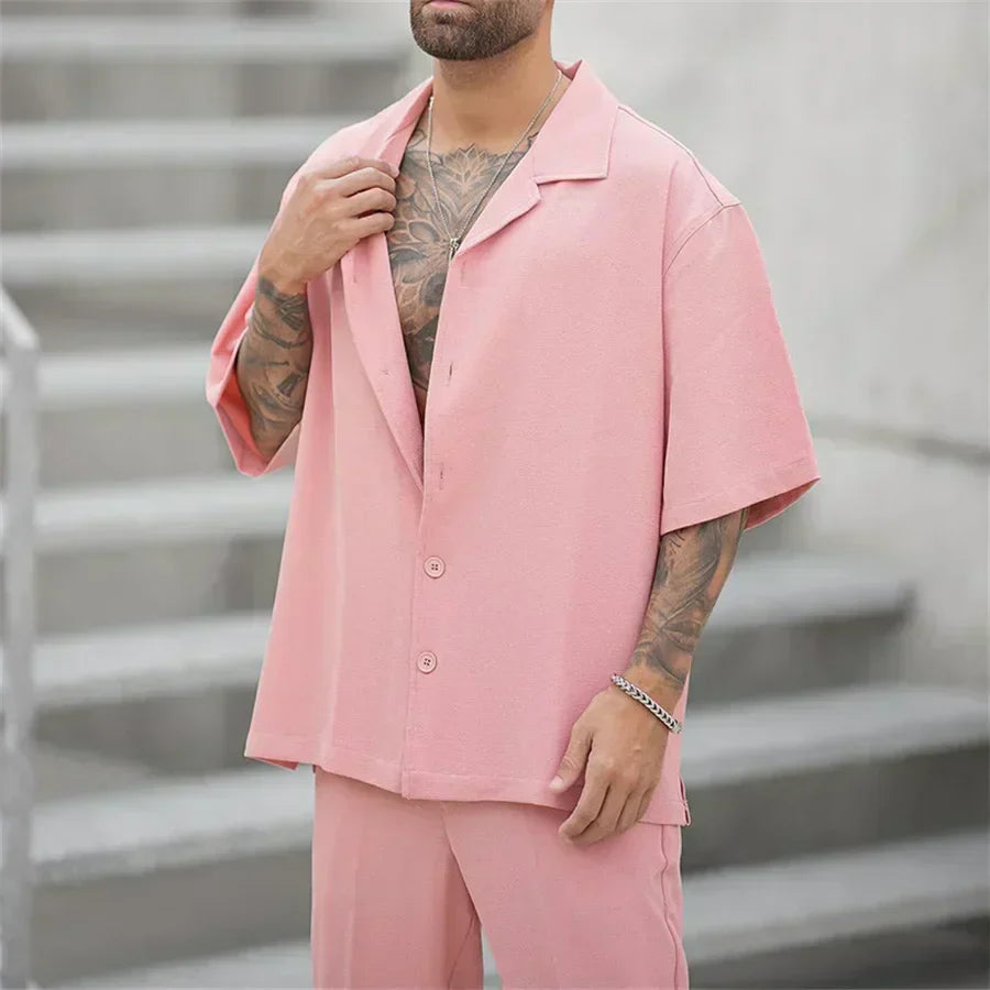 Federico | Completo Uomo Camicia Pantaloni Estivo