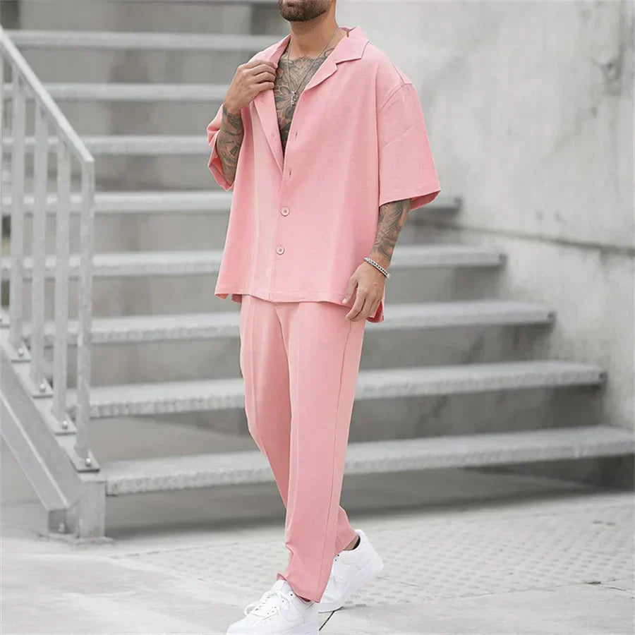 Federico | Completo Uomo Camicia Pantaloni Estivo