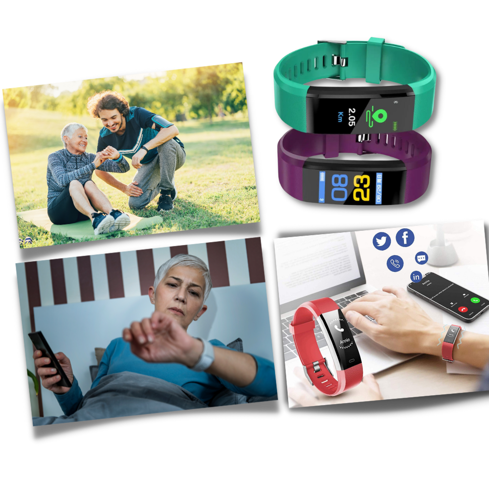Fitness Tracker with Heart Rate Monitor and Step Counter Activity Watch - Image 7