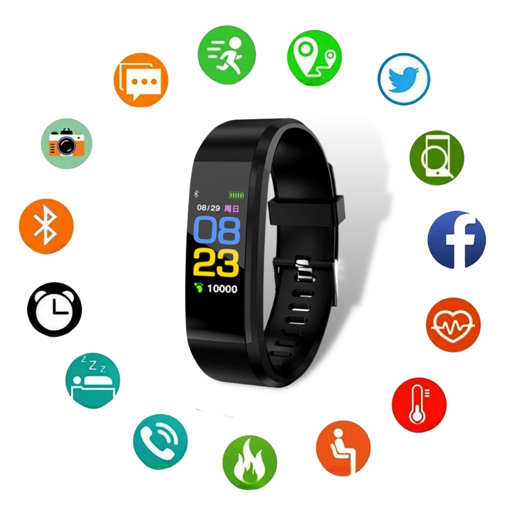 Fitness Tracker with Heart Rate Monitor and Step Counter Activity Watch - Image 8