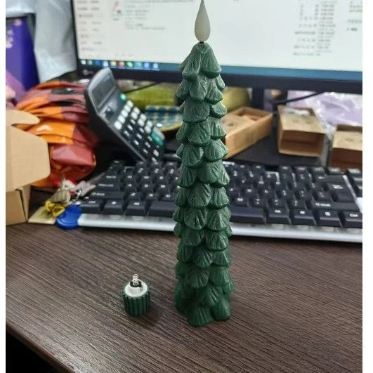 Flameless LED Christmas Tree Candles with Battery Operated Remote Control and Timer - Image 4