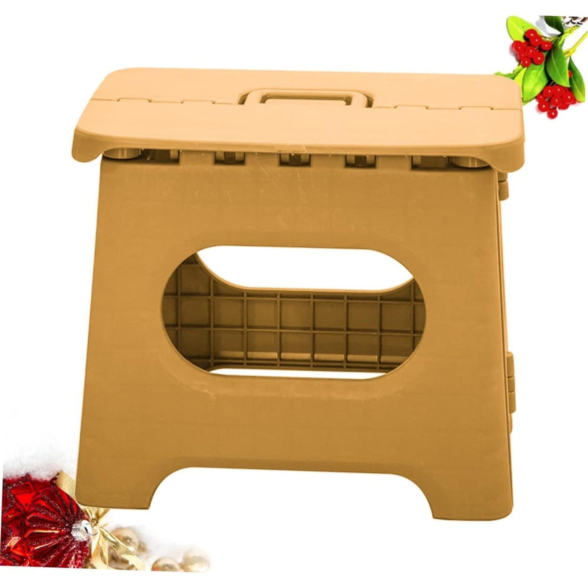 Folding Step Stool with Handle Portable Lightweight Plastic for Kitchen and Home - Image 10