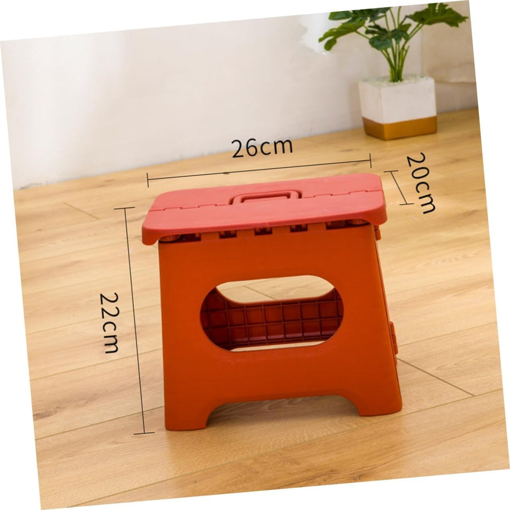 Folding Step Stool with Handle Portable Lightweight Plastic for Kitchen and Home - Image 13
