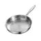 Frying Pan with Hammered Interior and Glass Lid Stainless Steel Induction Cookware - Image 6