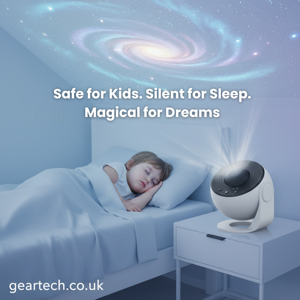 Galaxy Projector with Rotating Star Ceiling Projection and Adjustable Stand - Image 1