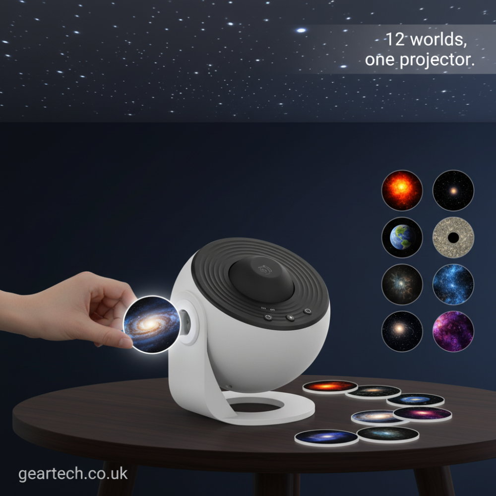 Galaxy Projector with Rotating Star Ceiling Projection and Adjustable Stand - Image 10
