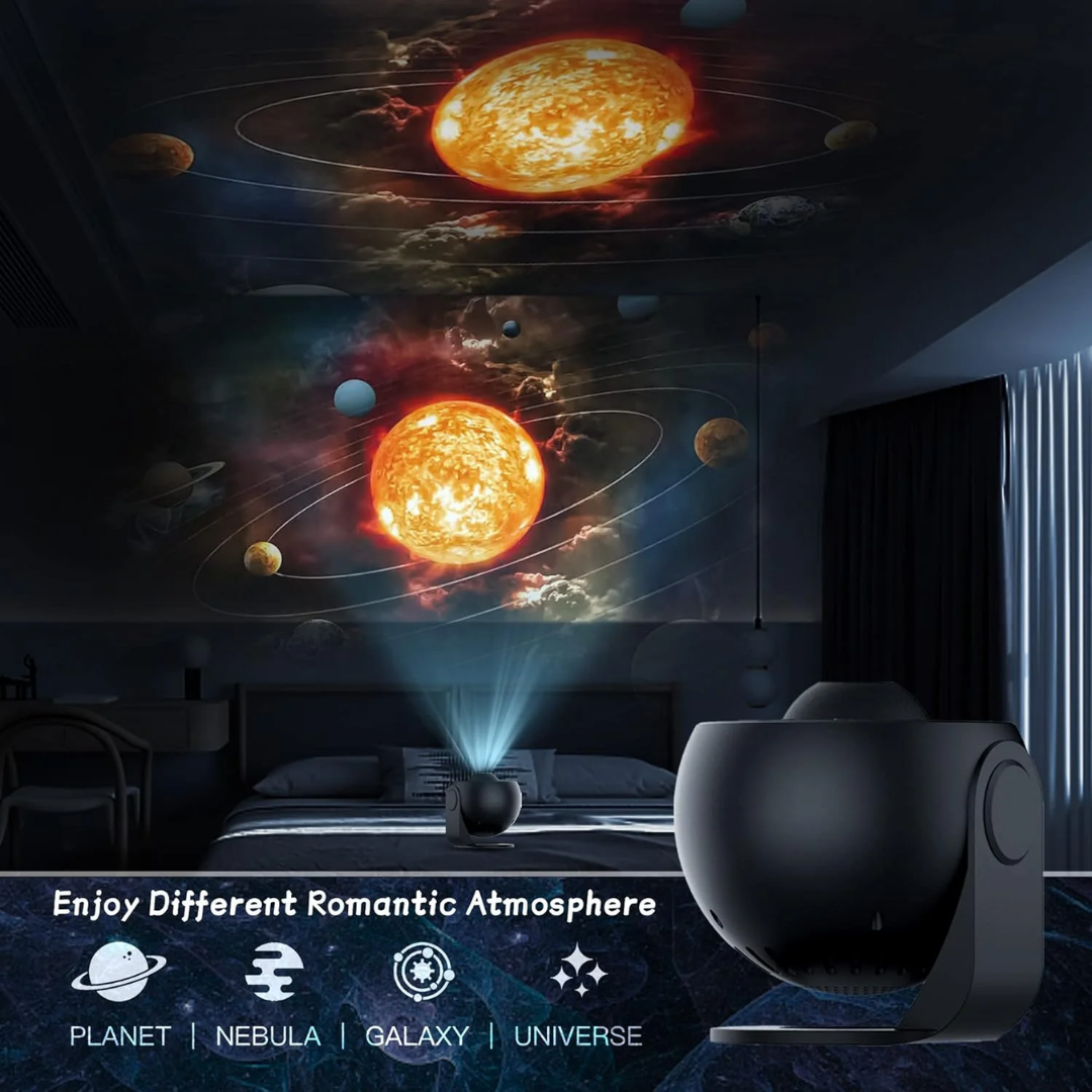 Galaxy Projector with Rotating Star Ceiling Projection and Adjustable Stand - Image 11