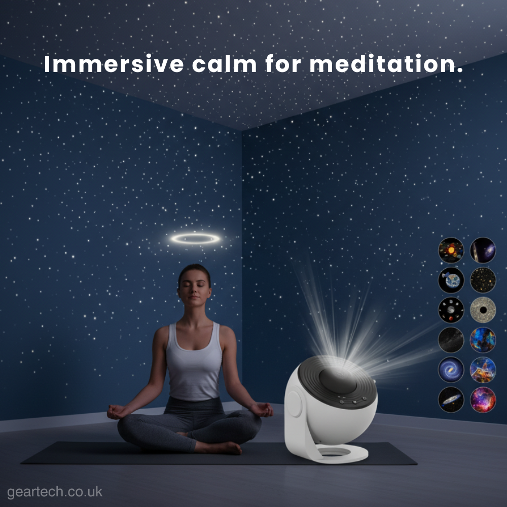 Galaxy Projector with Rotating Star Ceiling Projection and Adjustable Stand - Image 12