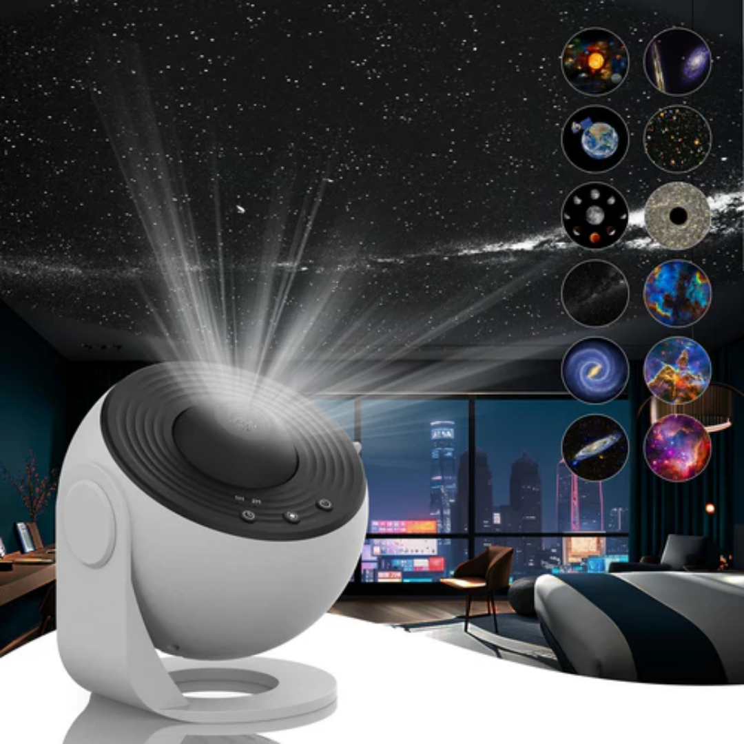 Galaxy Projector with Rotating Star Ceiling Projection and Adjustable Stand - Image 17