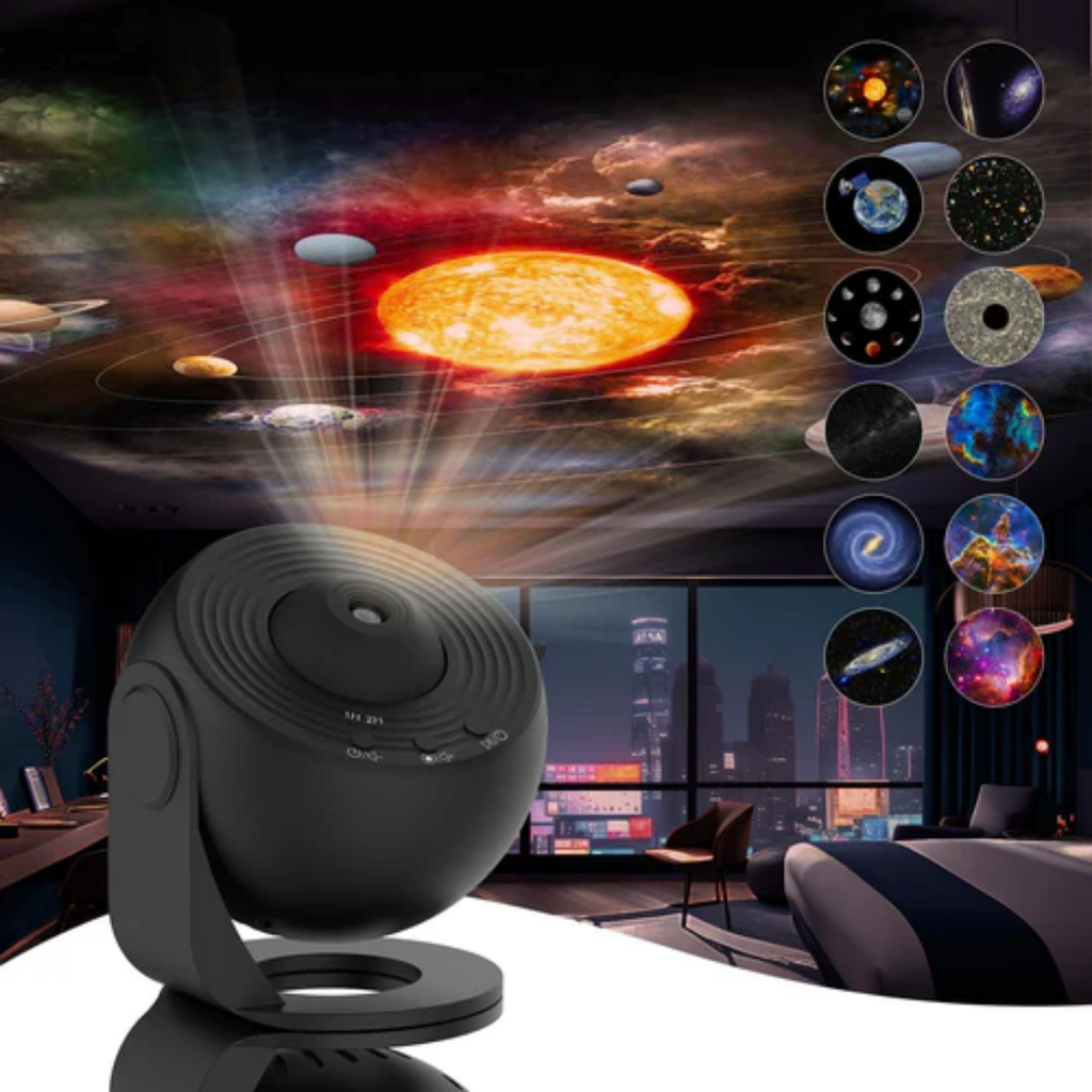 Galaxy Projector with Rotating Star Ceiling Projection and Adjustable Stand - Image 22
