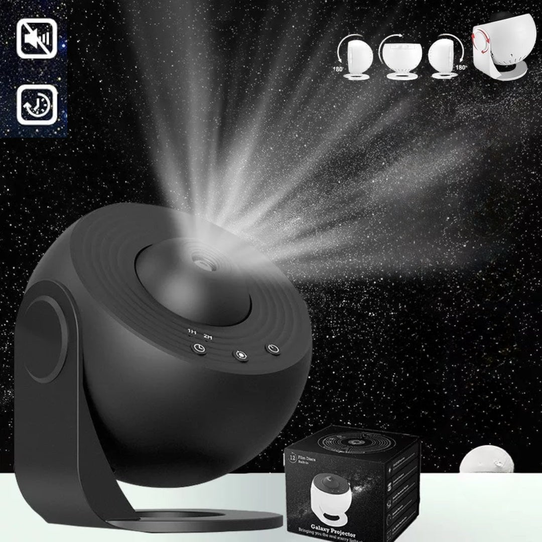 Galaxy Projector with Rotating Star Ceiling Projection and Adjustable Stand - Image 23