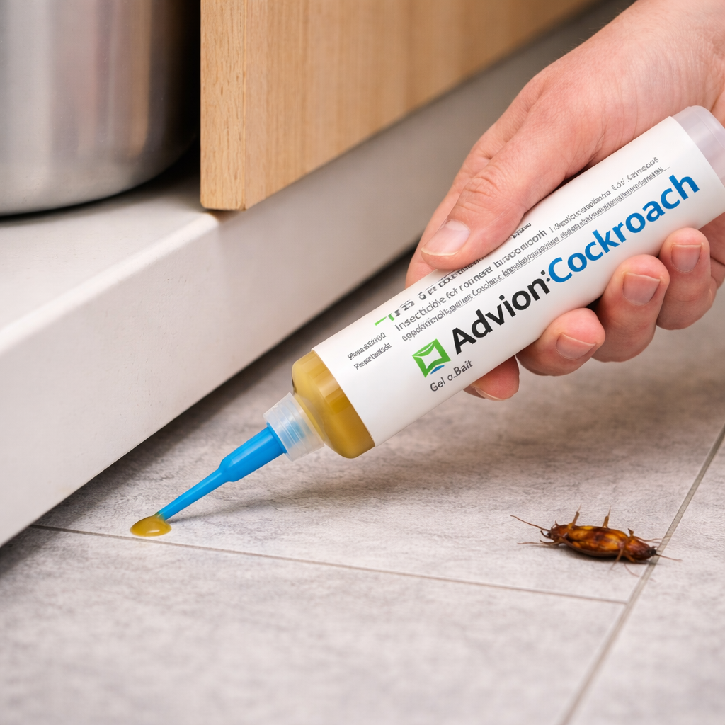 German Cockroach Gel Bait Syringe with Precision Applicator Nozzle for Targeted Indoor Control - Image 1