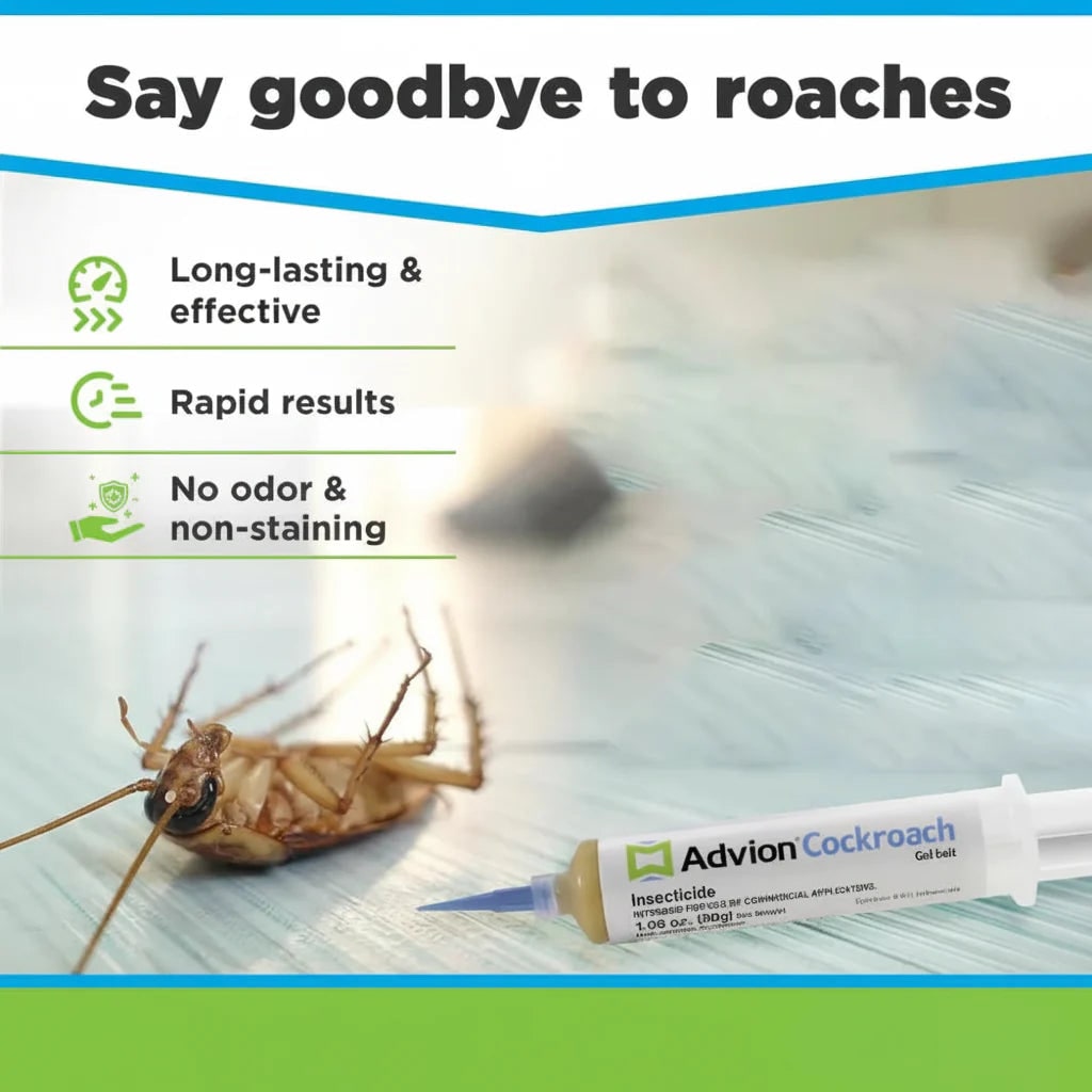 German Cockroach Gel Bait Syringe with Precision Applicator Nozzle for Targeted Indoor Control - Image 6