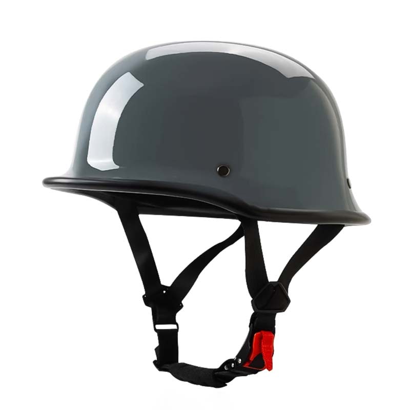 German Motorcycle Helmet Half Shell Open Face Dot Certified Lightweight with Quick Release Buckle - Image 6