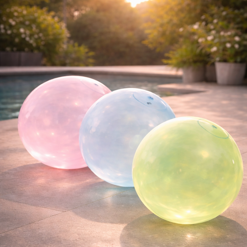 Giant Inflatable Bubble Balloon Ball with Self-Sealing Valve for Outdoor Play - Image 2