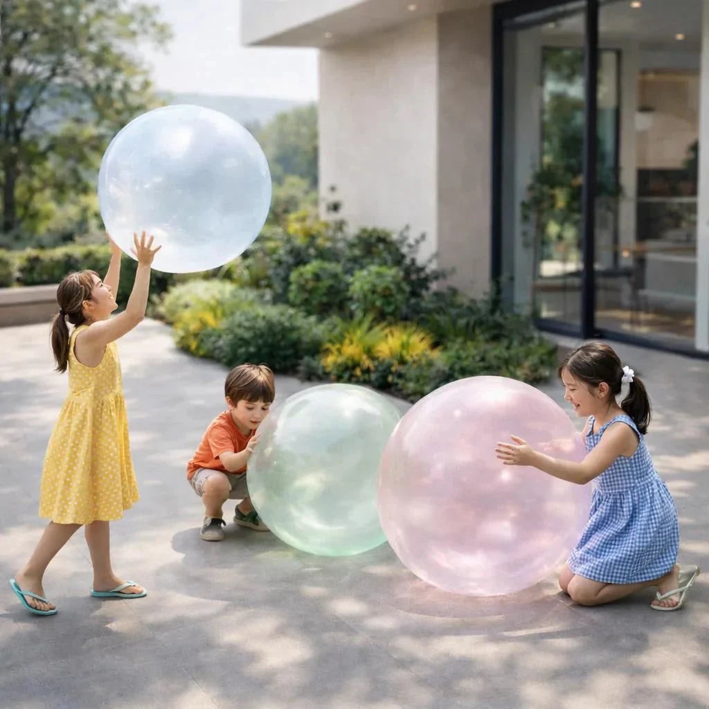 Giant Inflatable Bubble Balloon Ball with Self-Sealing Valve for Outdoor Play - Image 6