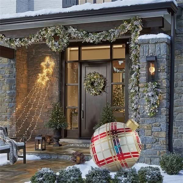 Giant Inflatable Ornament Ball with Heat-Sealed Seams for Outdoor Displays - Image 16