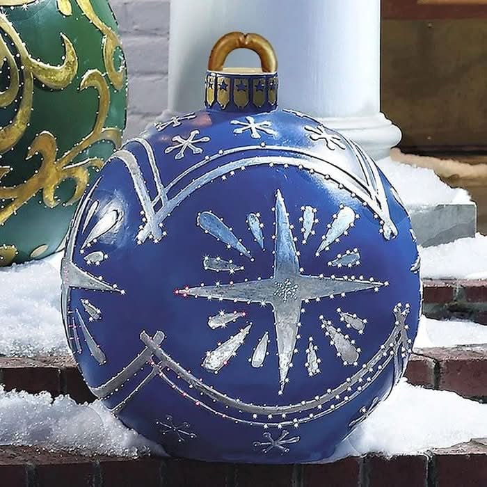Giant Inflatable Ornament Ball with Heat-Sealed Seams for Outdoor Displays - Image 21