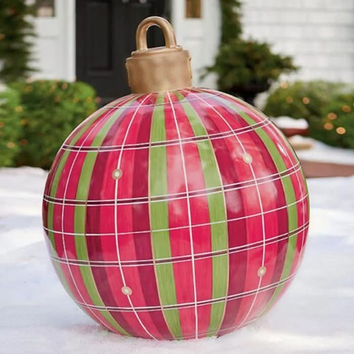 Giant Inflatable Ornament Ball with Heat-Sealed Seams for Outdoor Displays - Image 23
