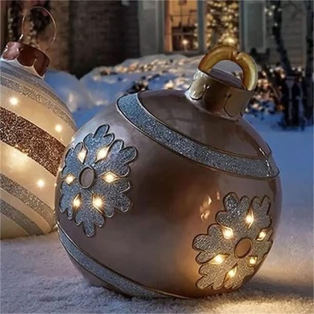 Giant Inflatable Ornament Ball with Heat-Sealed Seams for Outdoor Displays - Image 25
