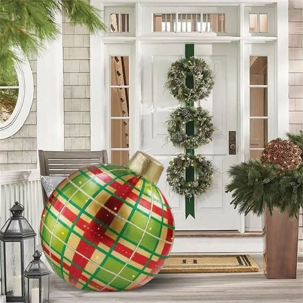 Giant Inflatable Ornament Ball with Heat-Sealed Seams for Outdoor Displays - Image 33