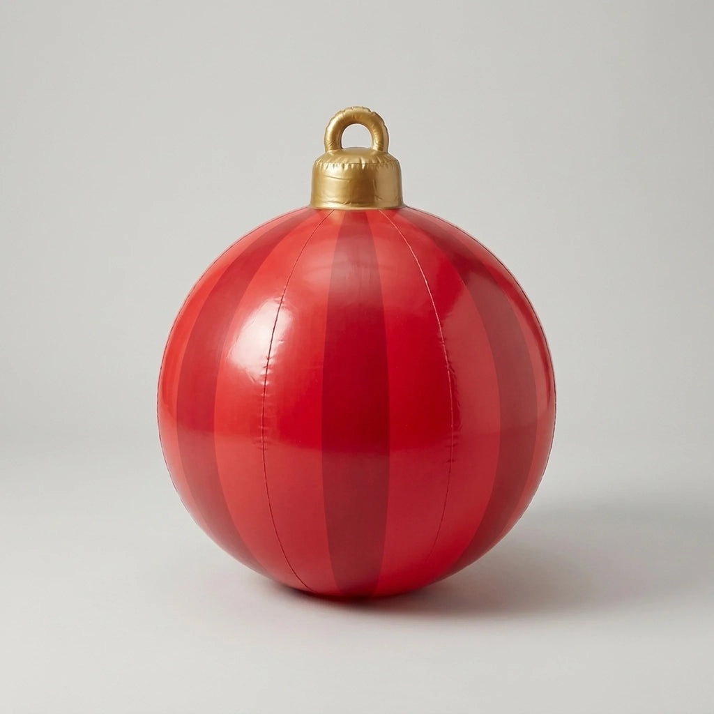 Giant Inflatable Ornament Ball with Heat-Sealed Seams for Outdoor Displays - Image 4