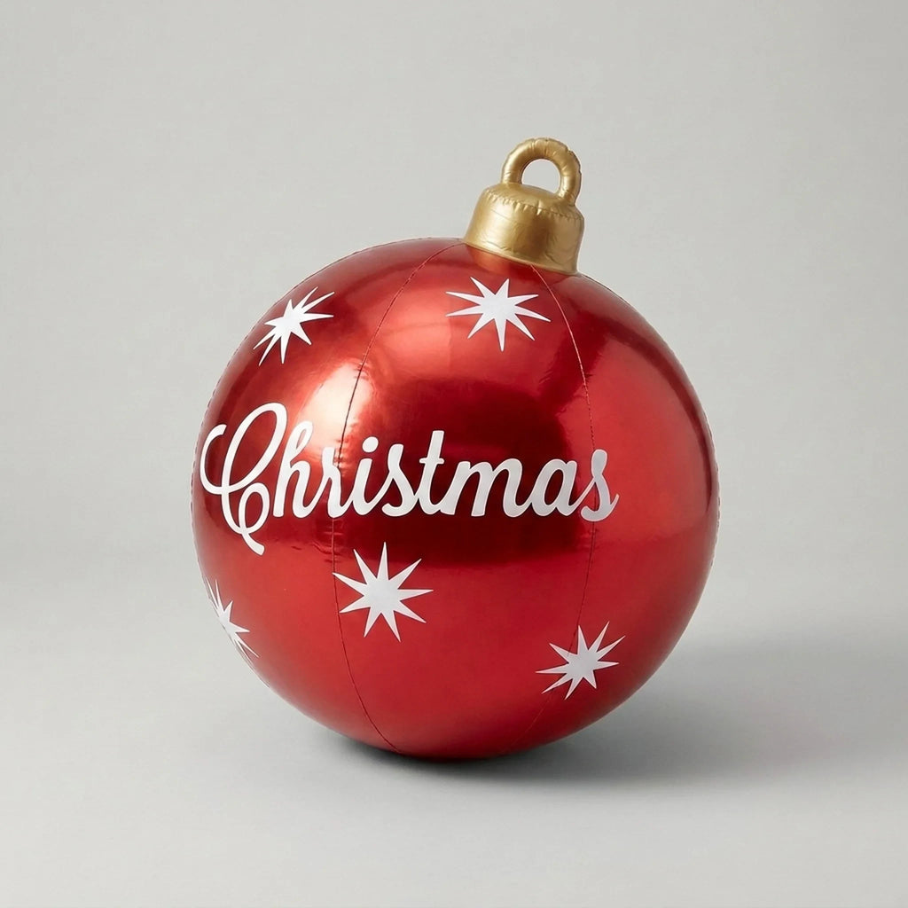 Giant Inflatable Ornament Ball with Heat-Sealed Seams for Outdoor Displays - Image 6