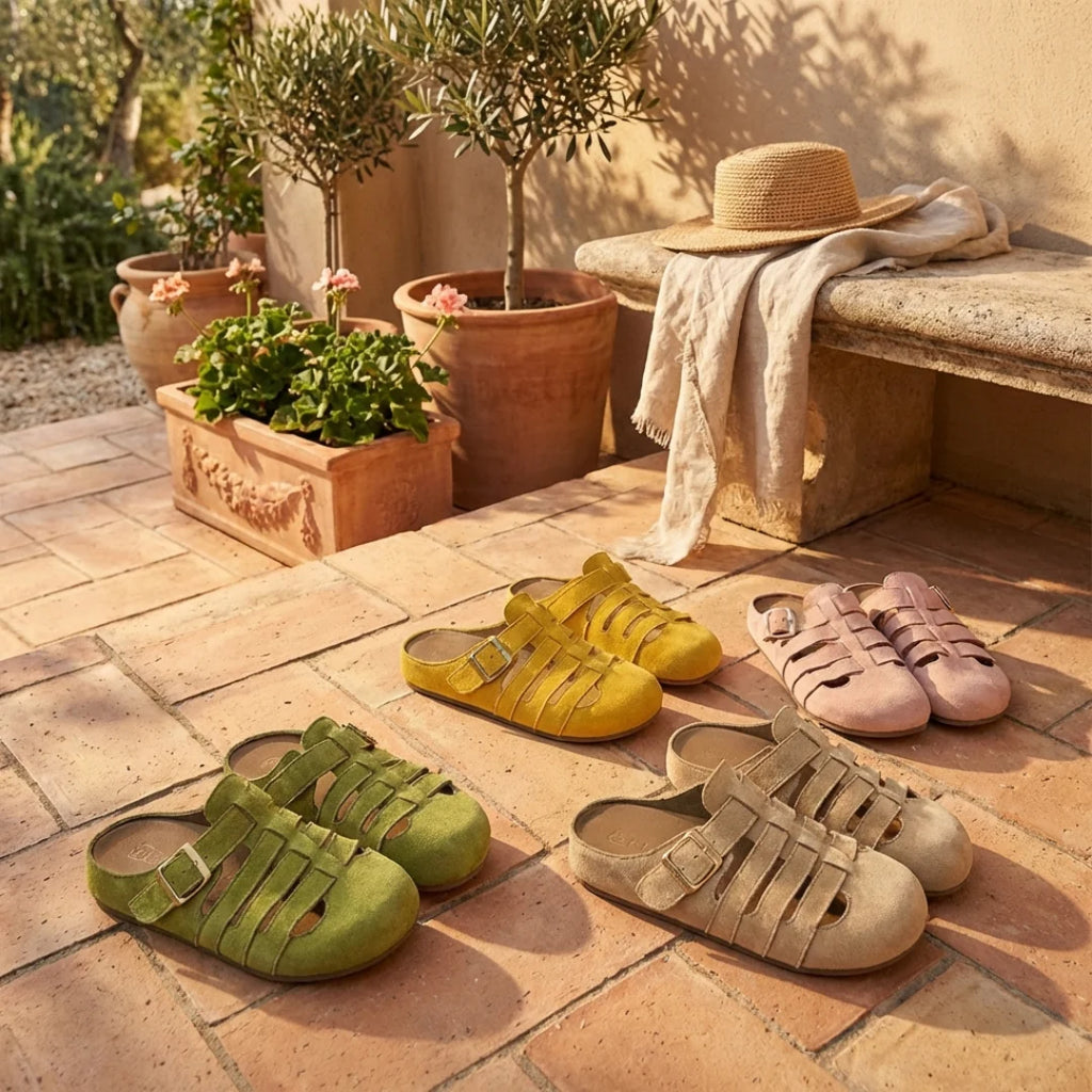 Ginevra | Donna Zoccoli Sabot Punta Chiusa Fibbia Slip-On