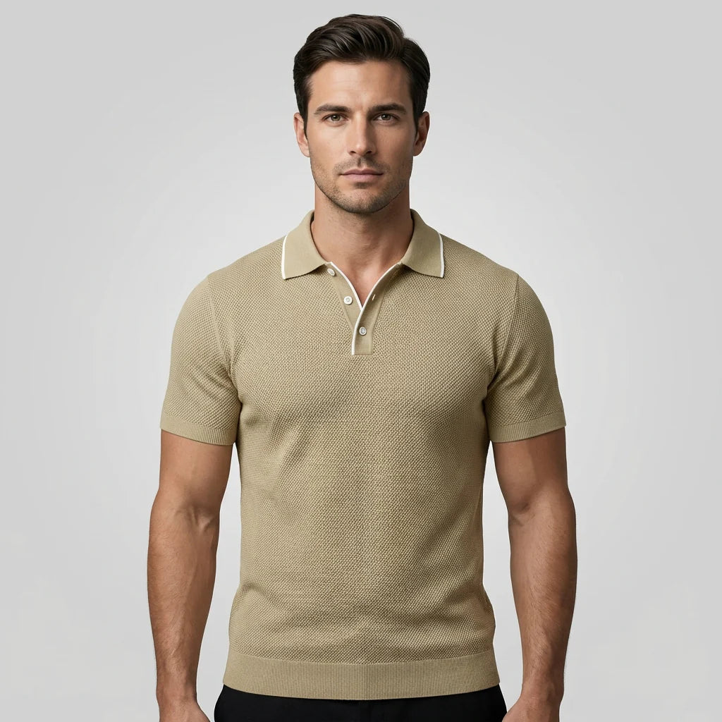Giovanni | Polo Uomo Maglia Lavorata Maniche Corte