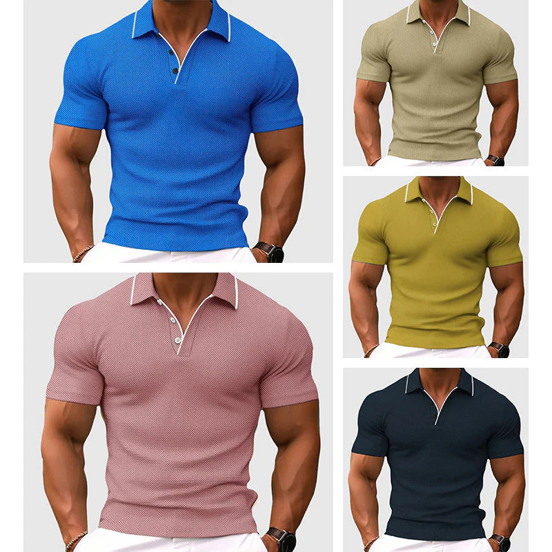 Giovanni | Polo Uomo Maglia Lavorata Maniche Corte