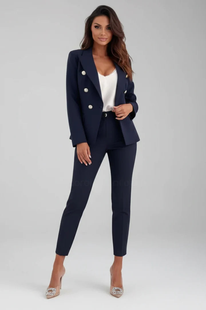 Giulia | Completo Donna Blazer Pantalone Blu Marino