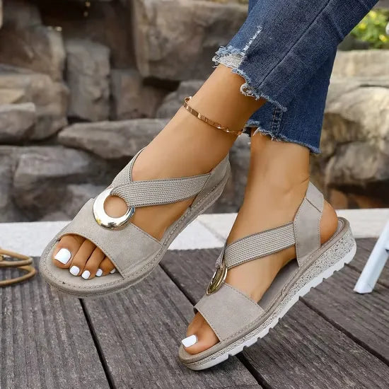 Giulia | Sandali Donna Ortopedici Fascia Intrecciata