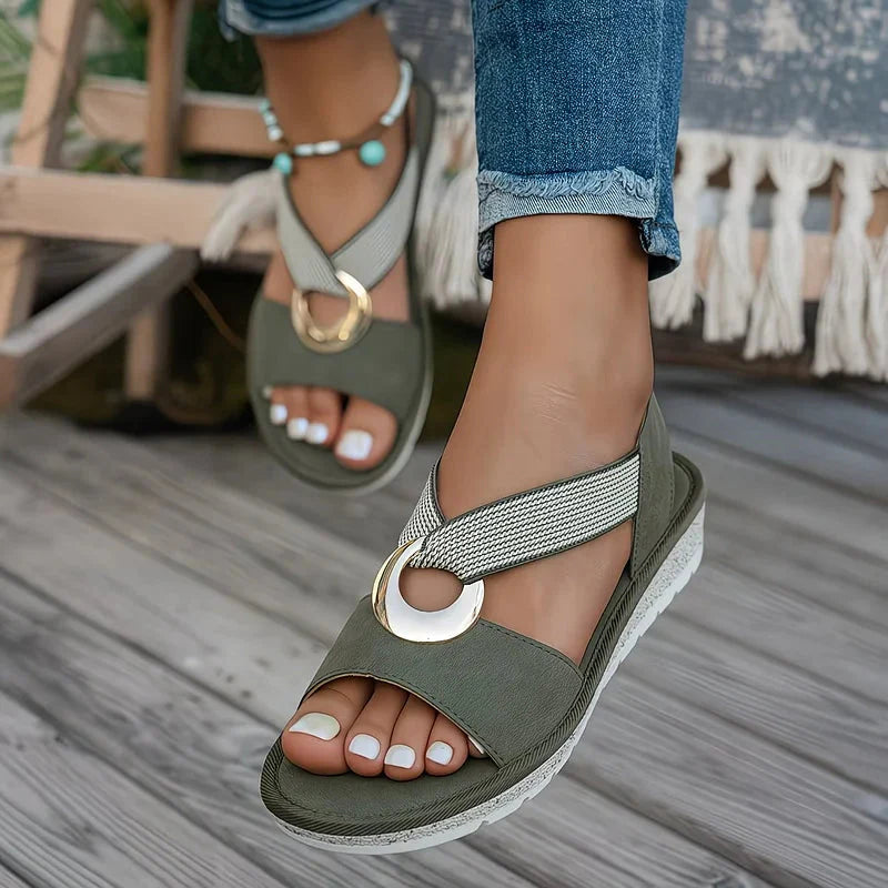 Giulia | Sandali Donna Ortopedici Fascia Intrecciata