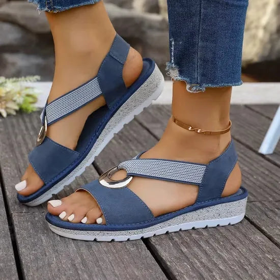 Giulia | Sandali Donna Ortopedici Fascia Intrecciata