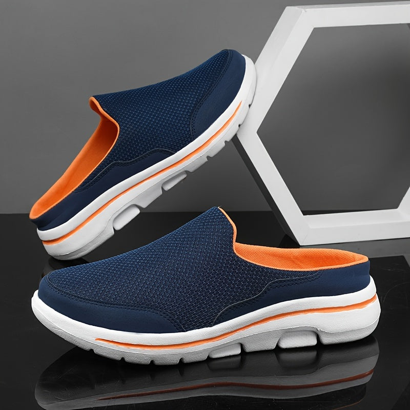 Giuseppe | Pantafole Uomo Ortopedici Slip-On Traspiranti Blu