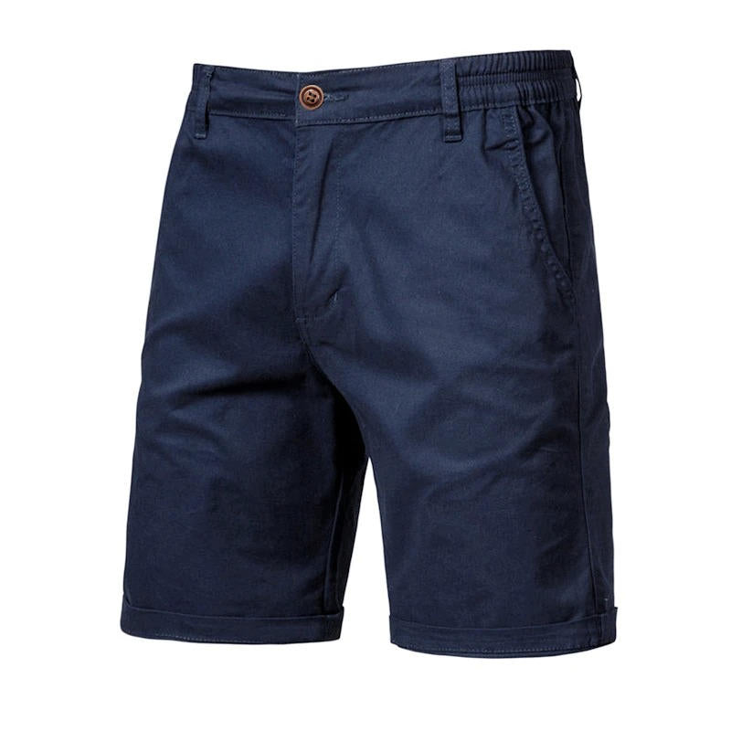 Giuseppe | Pantaloncini da Uomo in Cotone con Tasche Blu Marina