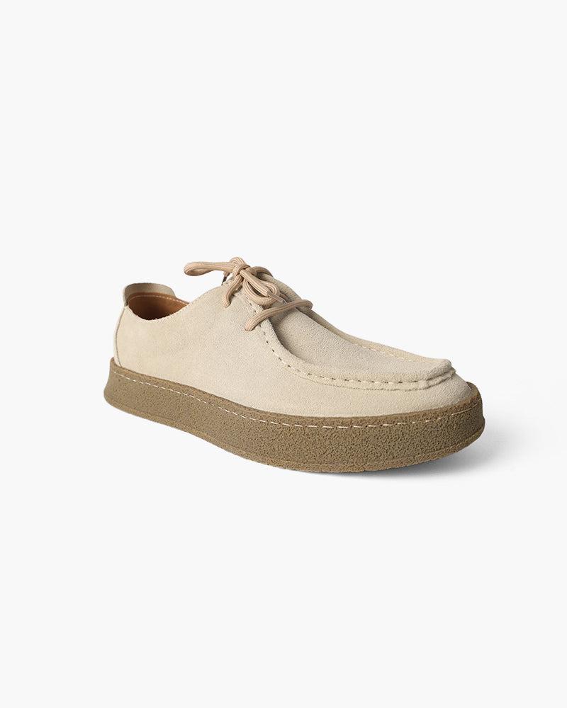Giuseppe | Scarpe Uomo Mocassino Camoscio Beige