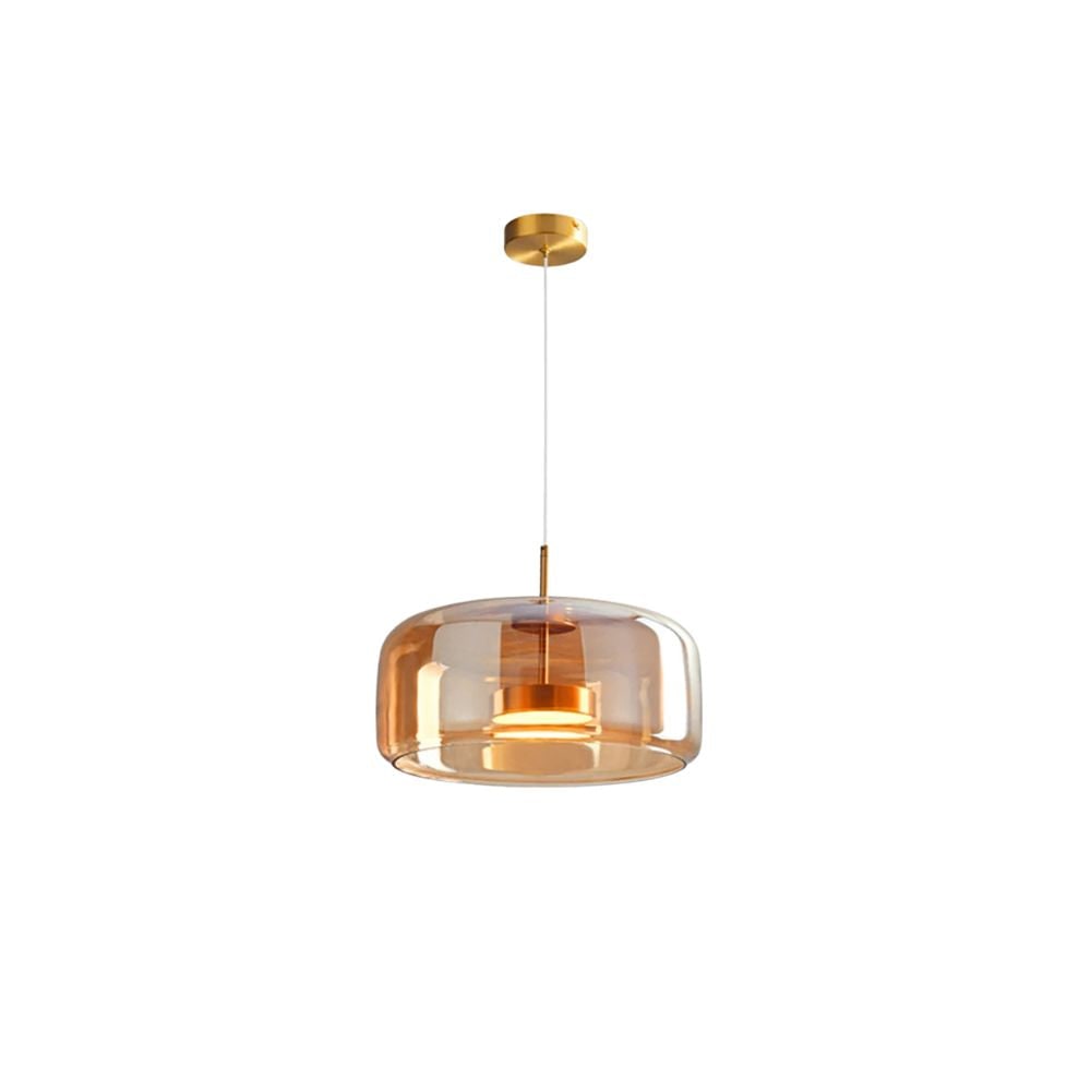 Glass Pendant Lights with Integrated LED Adjustable Cord and Dome-Shaped Shade - Image 36