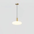 Glass Pendant Lights with Milky Shade and Brushed Brass Modern Design - Image 40