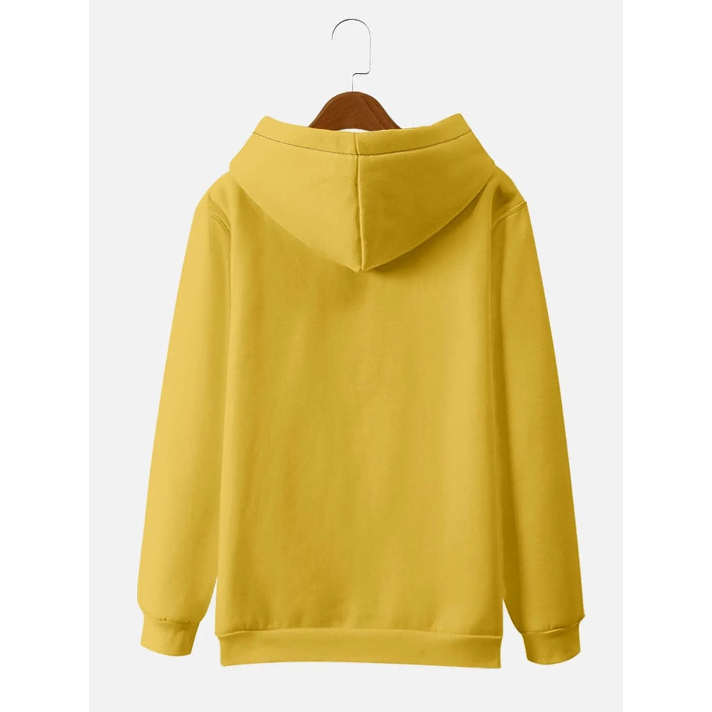 Graphic Pullover Hoodie with Vintage Sports Print and Kangaroo Pockets - Image 5