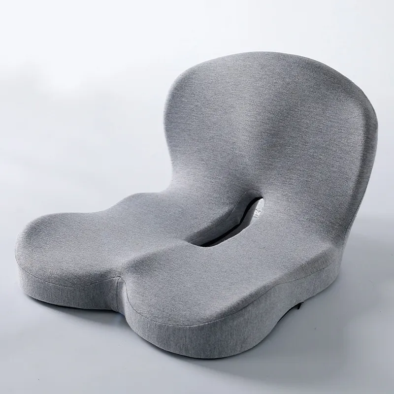 Bürostuhlkissen mit Memory-Schaum, konturierter Lendenstütze und ergonomischer Belüftung