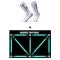 Gym Floor Mat for Soccer Training with Numbered Footwork Guides and Non-Slip Backing - Image 9