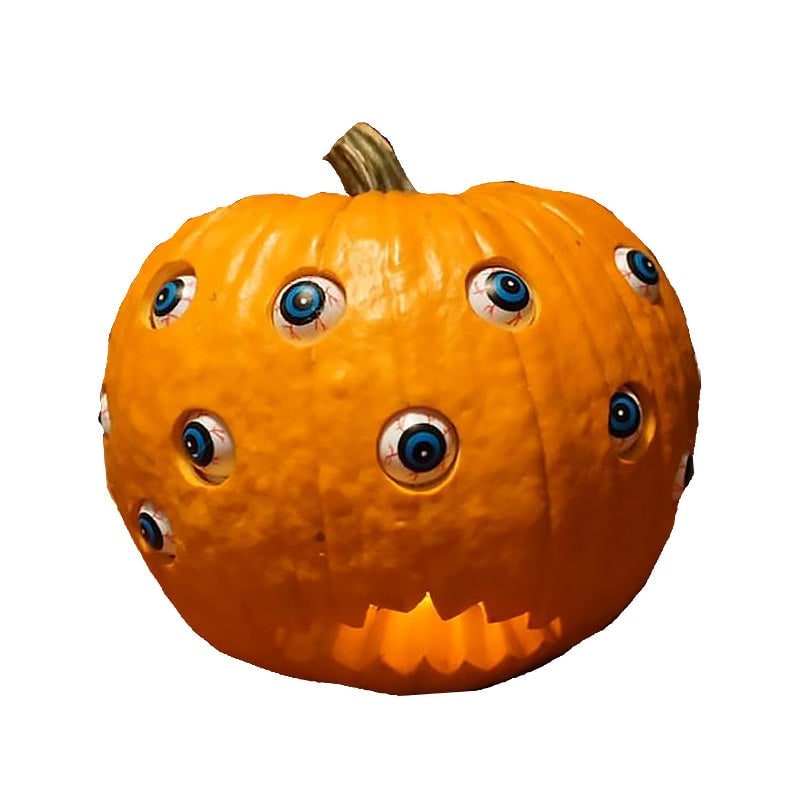 Halloween Animatronic Pumpkin Prop with Moving Eyes for Scary Party Decoration - Image 10